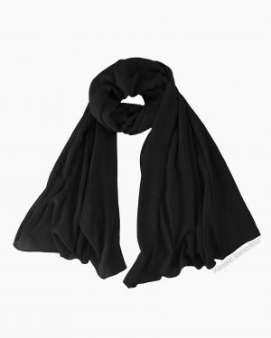 Black Chiffon Hijab Black Chiffon Hijab