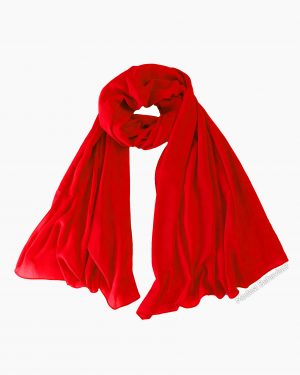 Red Rose Chiffon Hijab Red Rose Chiffon Hijab