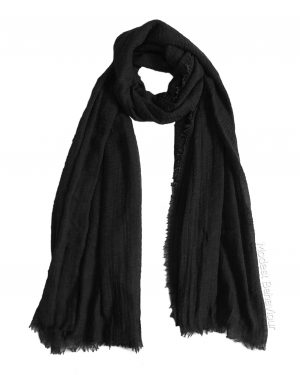 Black Crinkle Hijab Black Crinkle Hijab