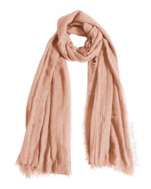 Peach Crinkle Hijab Peach Crinkle Hijab