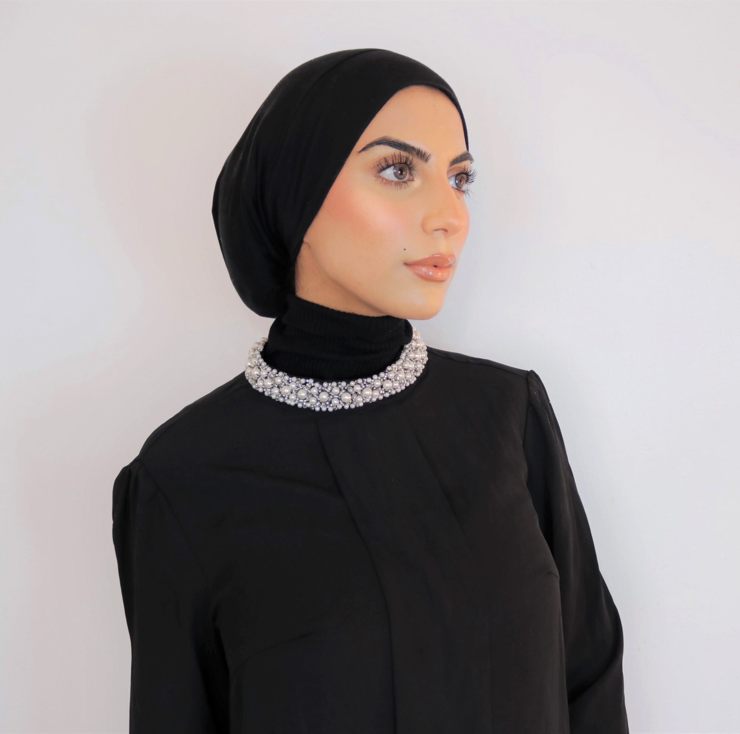 FUDERU Hijab Undercap Non Slip Hijab Undercap Women Hijab Caps Black Head  Scarf Hair Wraps Hijab Undercap Bonnet