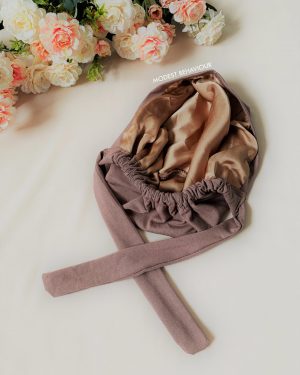 Silky Lined Tie Back Underscarf